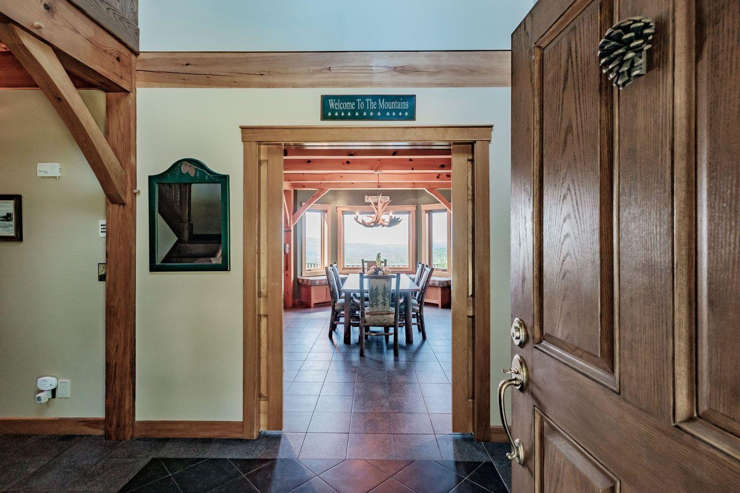 120 Stevens Road Stoneham, ME 04231 - Photo 29 of 87 Front door opens to foyer to dining room