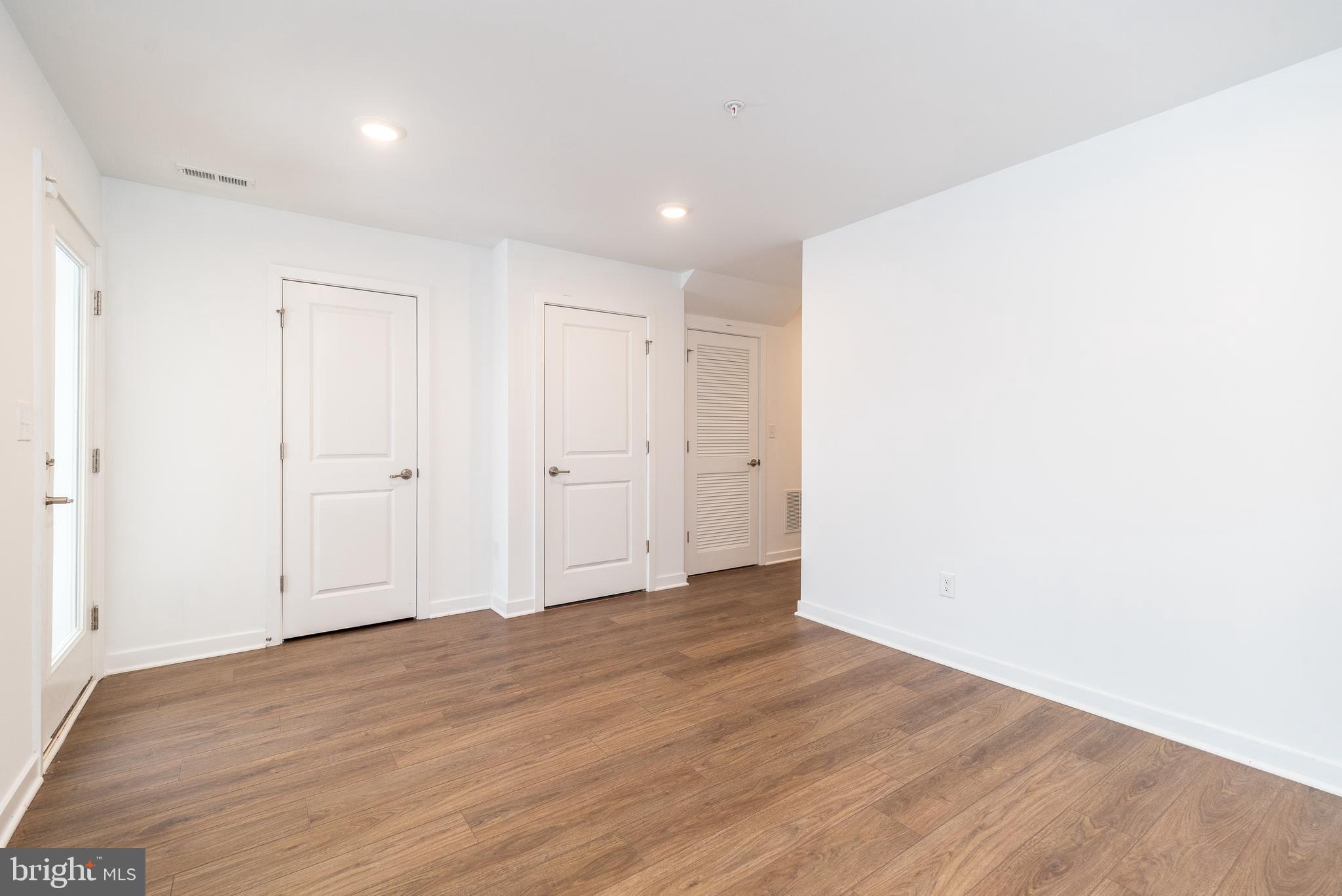 Lower level with powder room