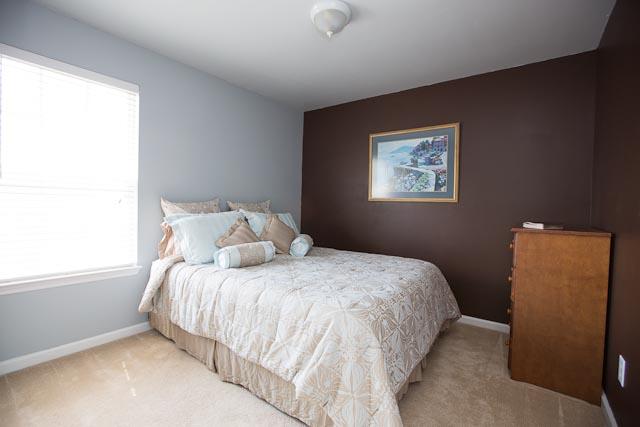 2069 Prescott Way Spring Hill, TN 37174 - Photo 11 of 17 Guest bedroom is a decent size with custom paint and accent wall. Large closet space.