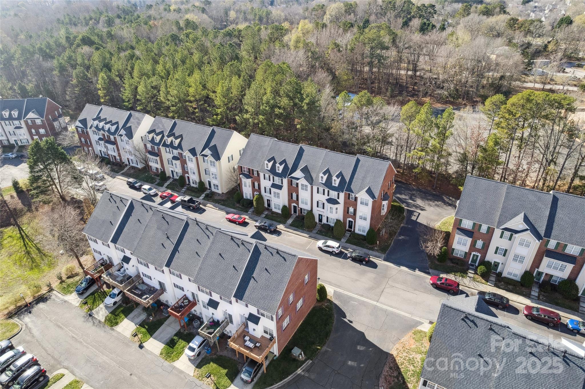 10032 Treeside Lane Matthews, NC 28105 - Photo 43 of 43 an aerial view of a city