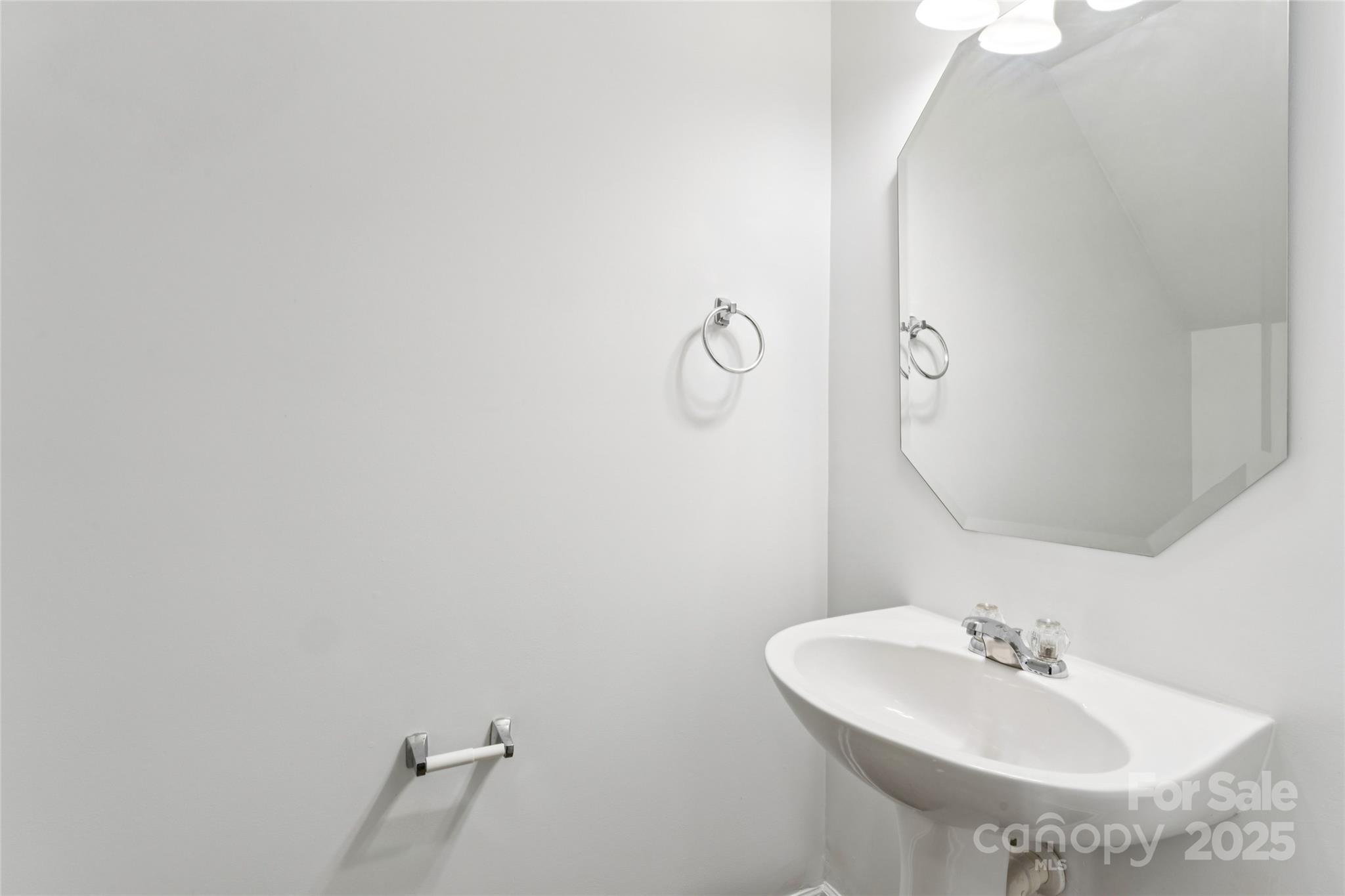 10032 Treeside Lane Matthews, NC 28105 - Photo 9 of 43 a bathroom with a sink and mirror