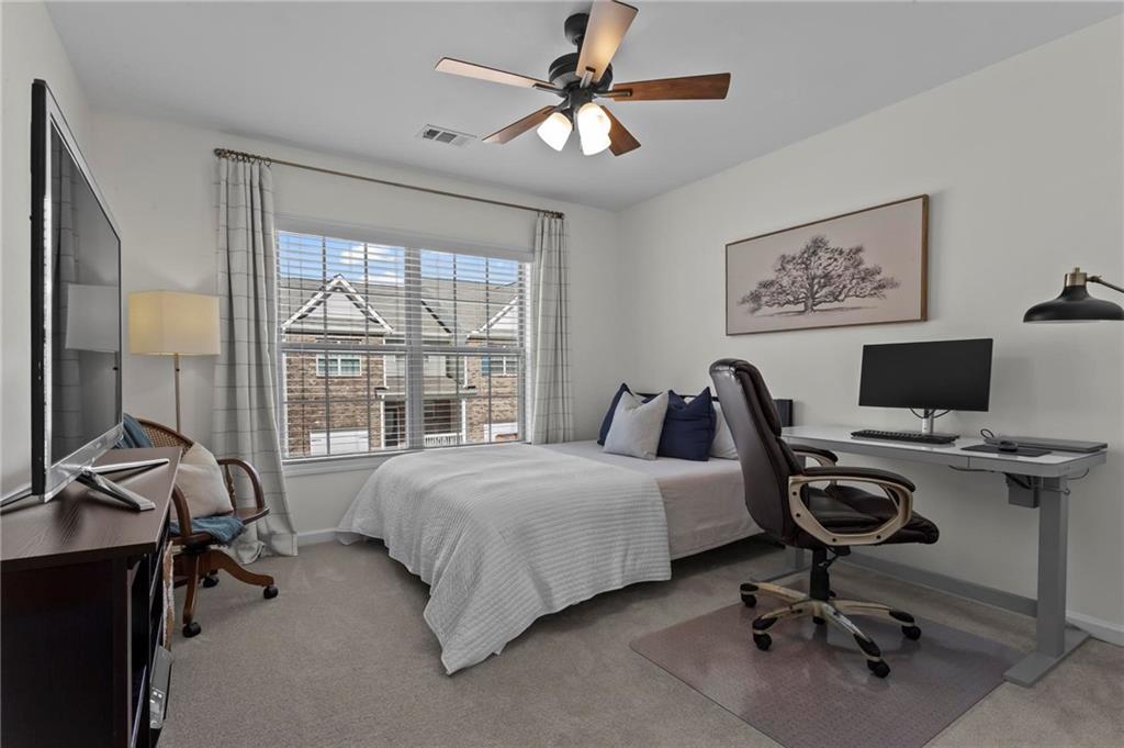 369 Franklin Lane Acworth, GA 30102 - Photo 25 of 27 a view of a workspace with a window and gym equipment