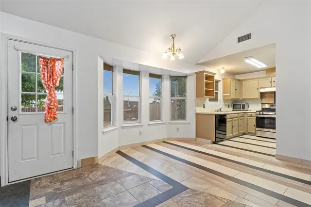 a view of a living room