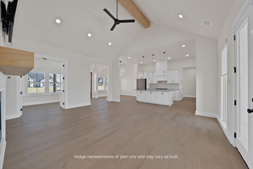 10641 Rye Bread Lane Venus, TX 76084 - Photo 3 of 13 a view of an empty room and kitchen view