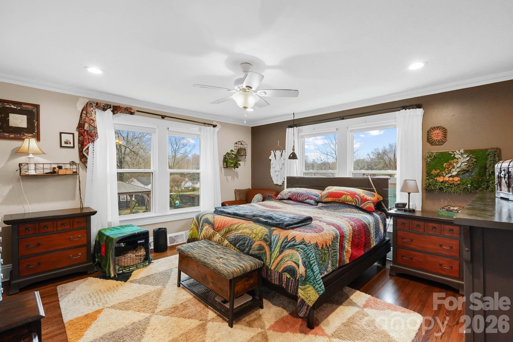 514 Jackson Park Road Kannapolis, NC 28083 - Photo 14 of 48 a bedroom with a bed furniture and a window
