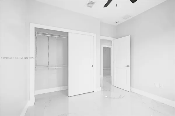a view of an empty room