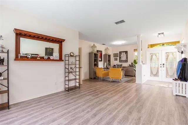 a view of a living room