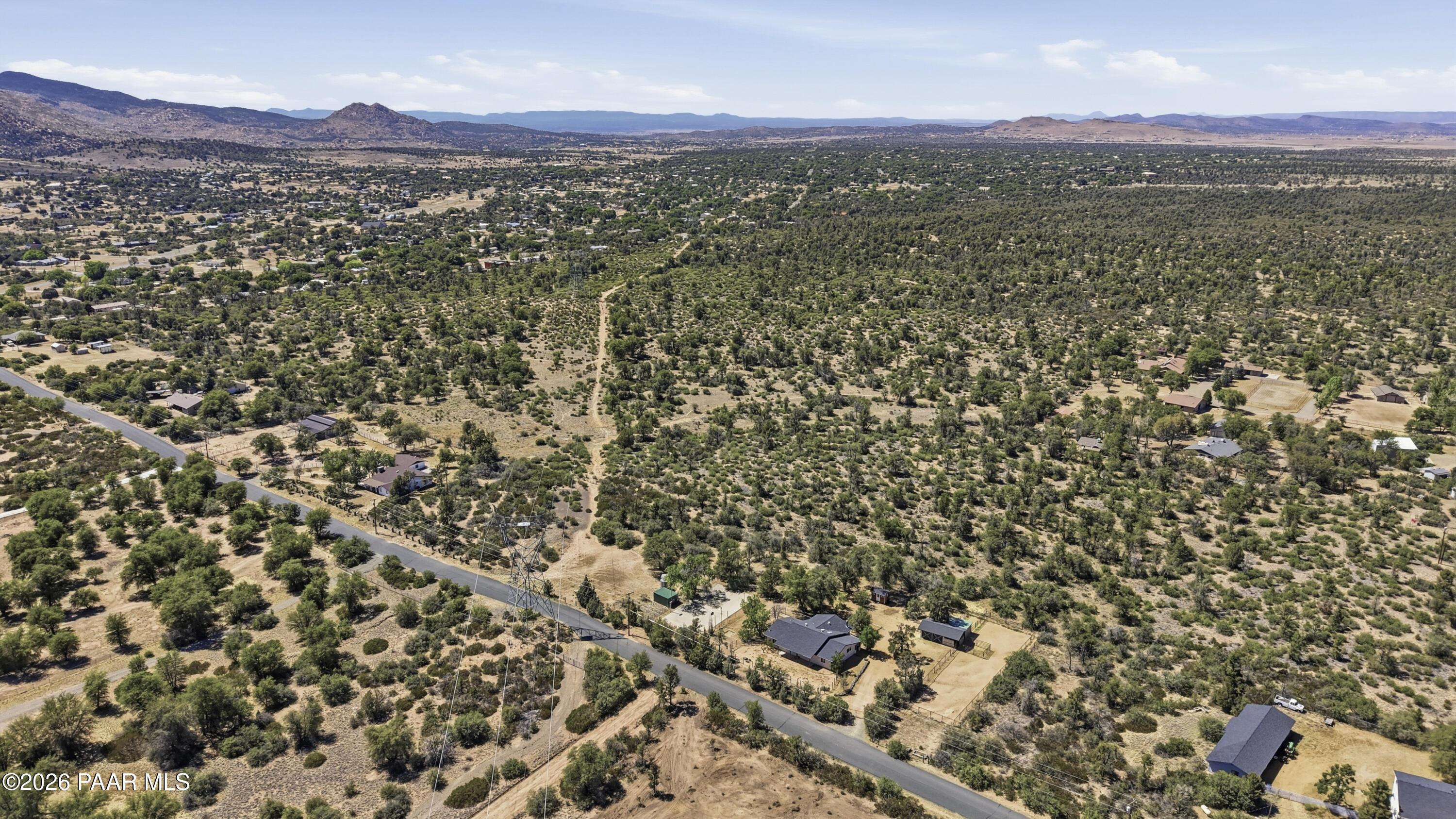 1690 West Oneal Road Prescott, AZ 86305 - Photo 59 of 61 Aerial Front 2