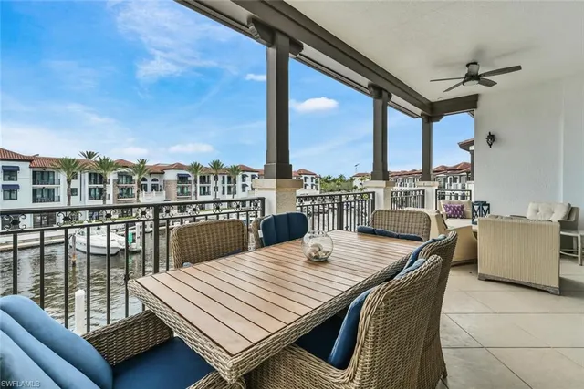 a view of balcony with couch