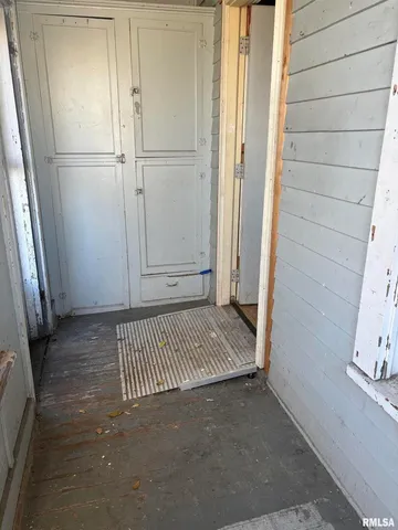 a view of front door
