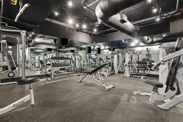a kitchen with lots of counter top space