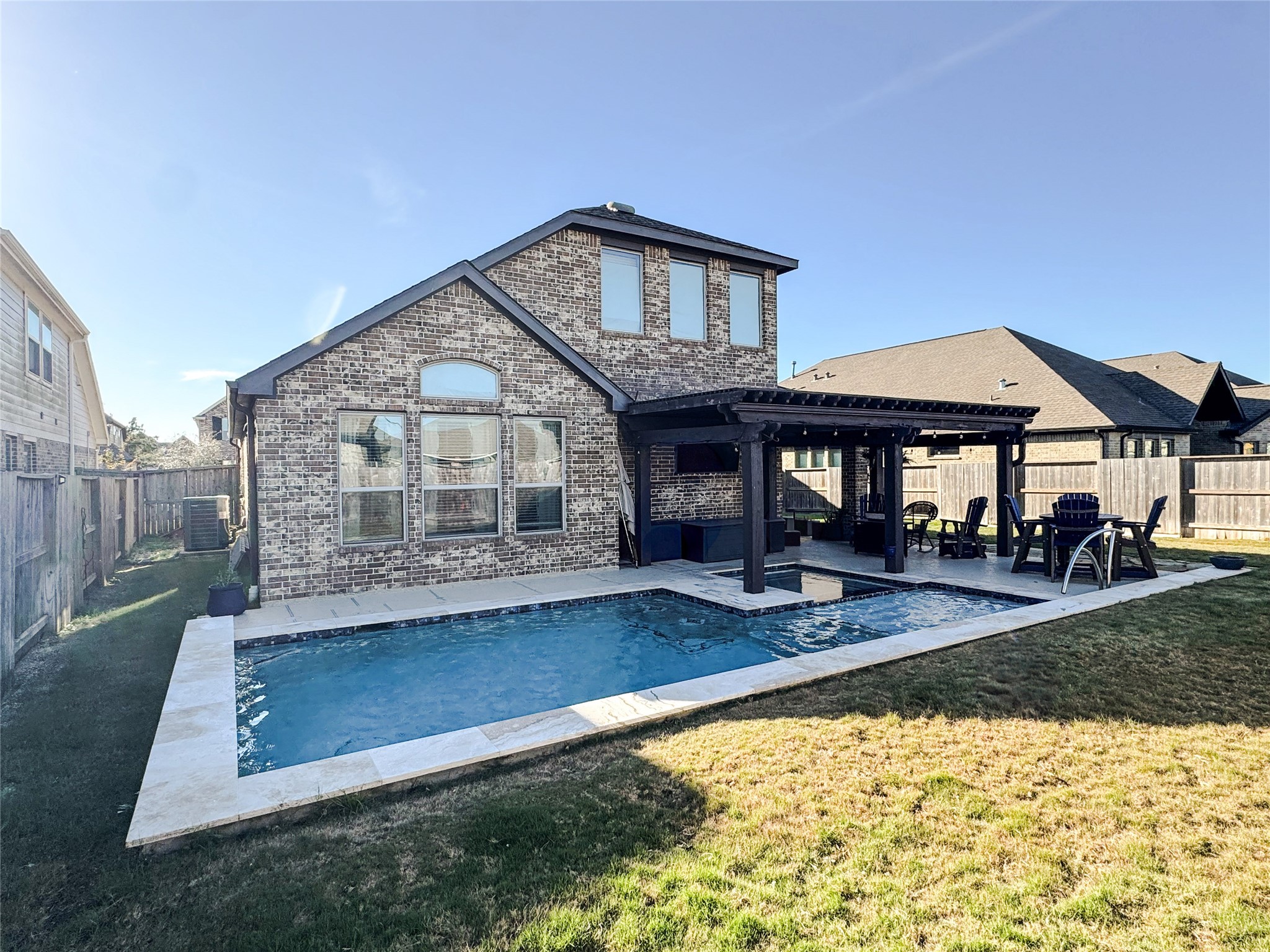 10215 Lewis Lane Iowa Colony, TX 77583 - Photo 6 of 45 a front view of a house with garden