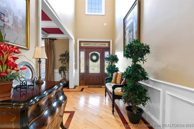 wooden floor view with an outdoor space