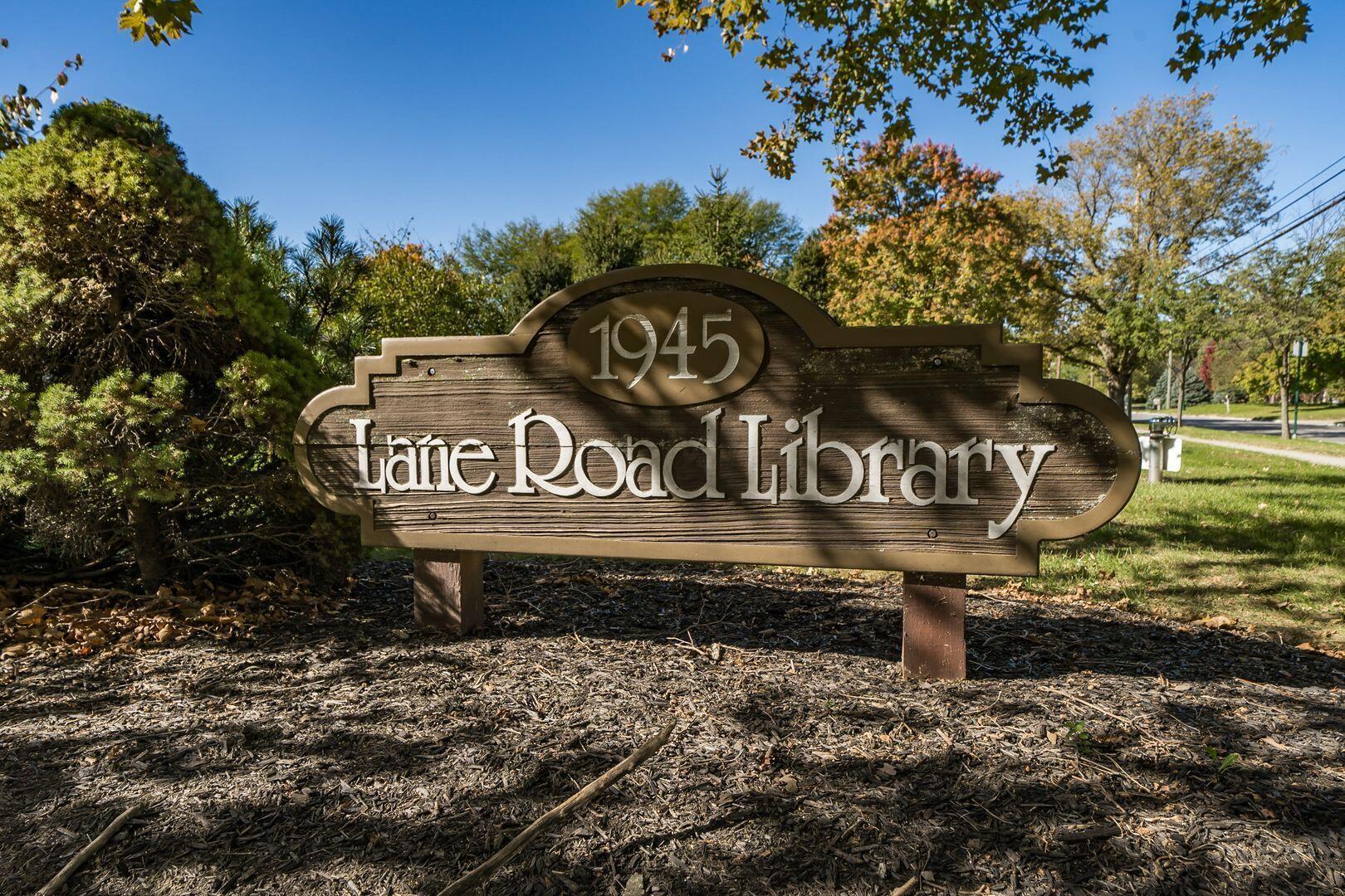 2385 McCoy Road Columbus, OH 43220 - Photo 116 of 119 Lane Road Library Sign