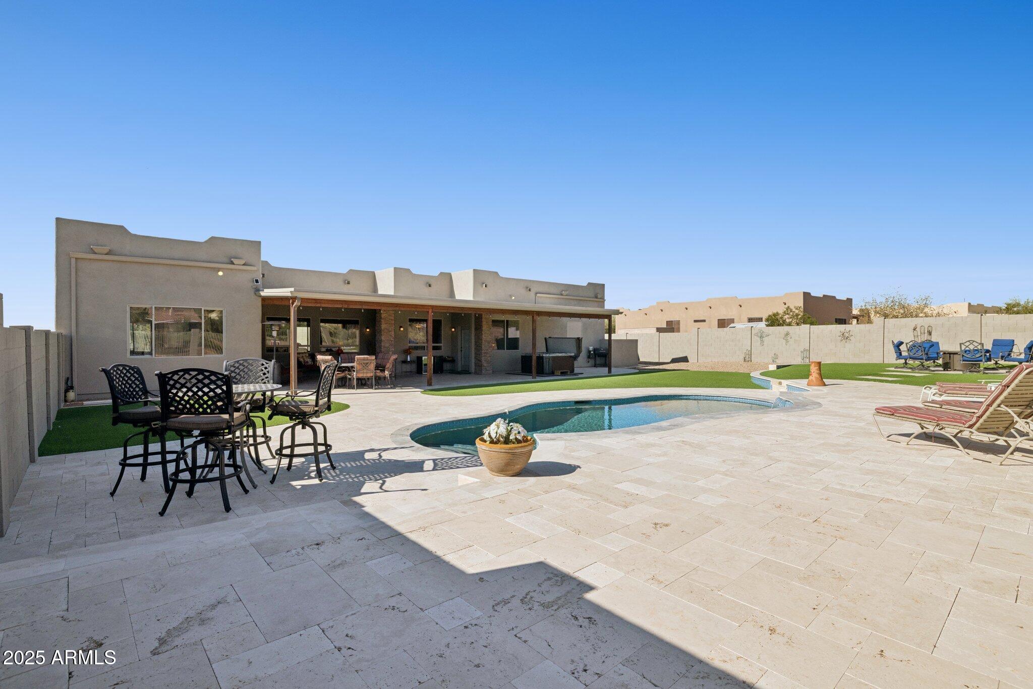 103 South Sixshooter Road Apache Junction, AZ 85119 - Photo 61 of 66 Full covered Patio