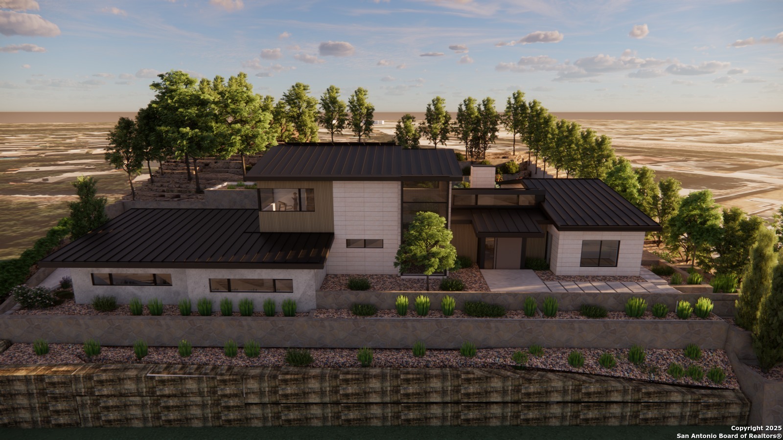 502 Winding Ravine San Antonio, TX 78258 - Photo 25 of 25 a front view of house with yard and green space