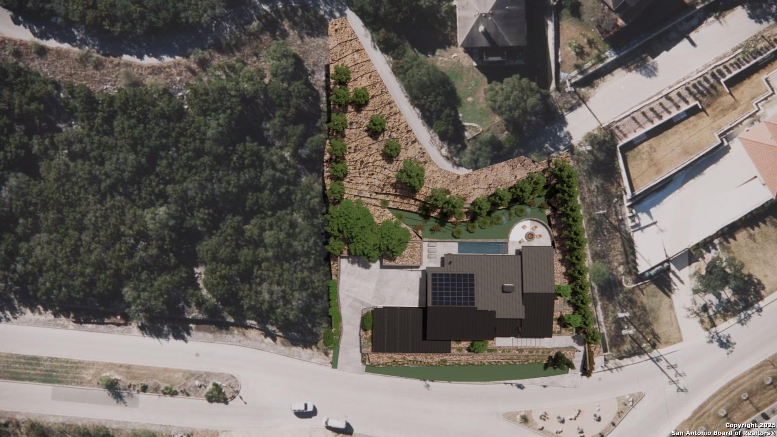 502 Winding Ravine San Antonio, TX 78258 - Photo 7 of 25 a view of a house with a snow in the background