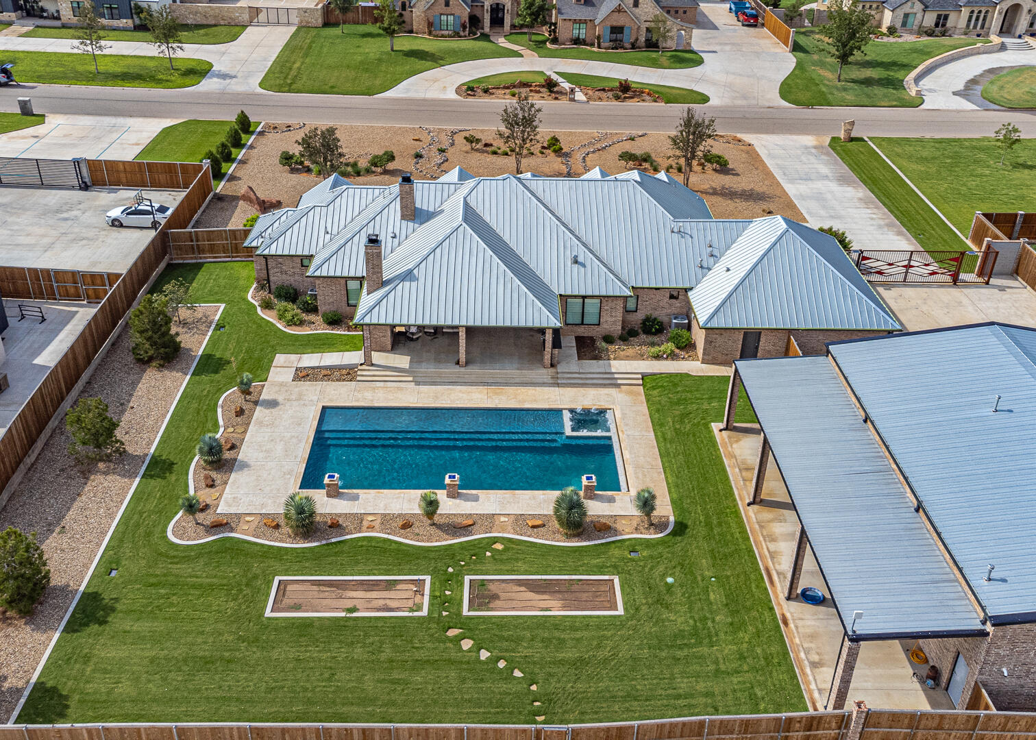 9018 County Road 6850 Lubbock, TX 79407 - Photo 9 of 103 an aerial view of a house