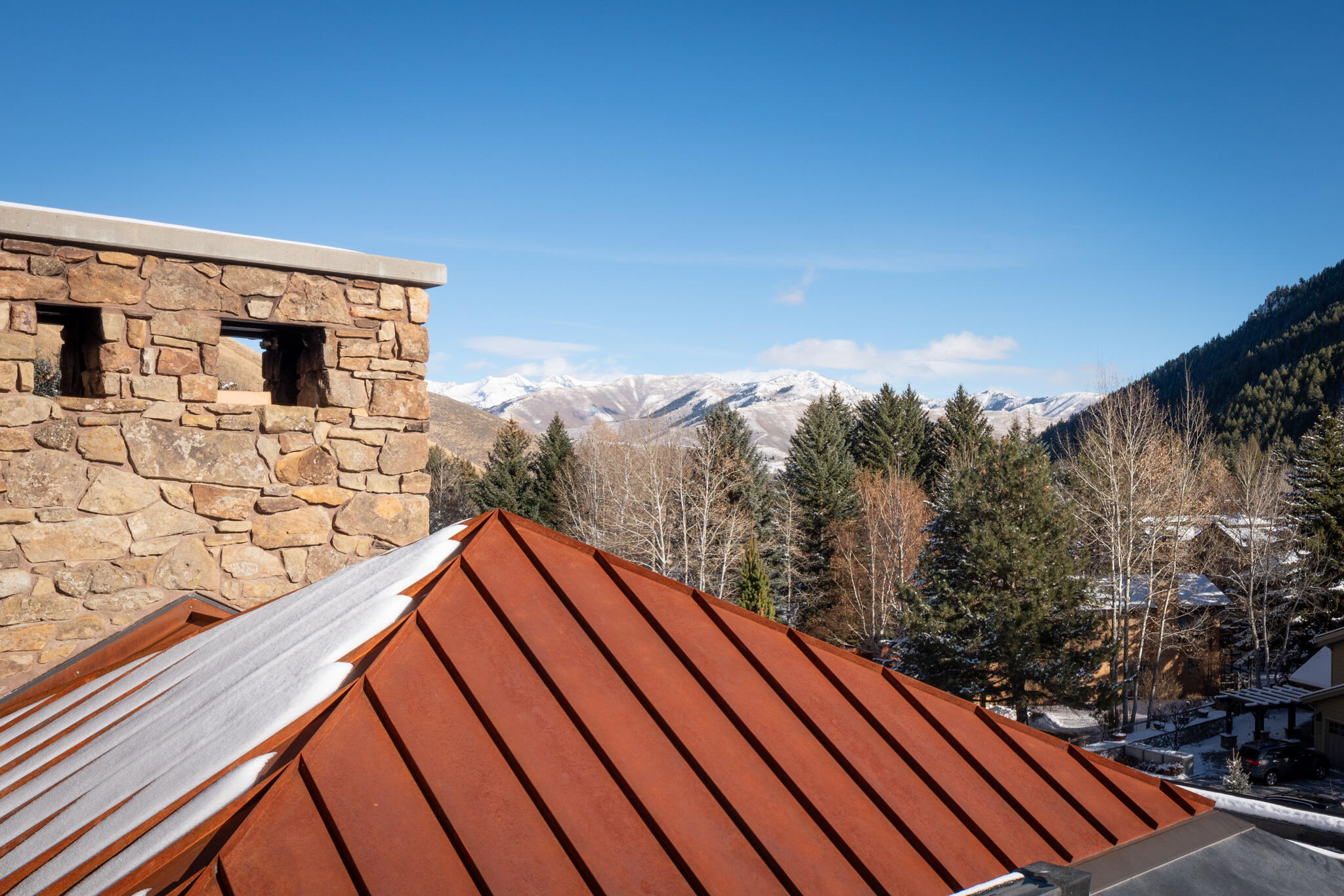 312 Sage Road, Unit A Ketchum, ID 83340 - Photo 42 of 43 View of the Pio's from the Hot Tub