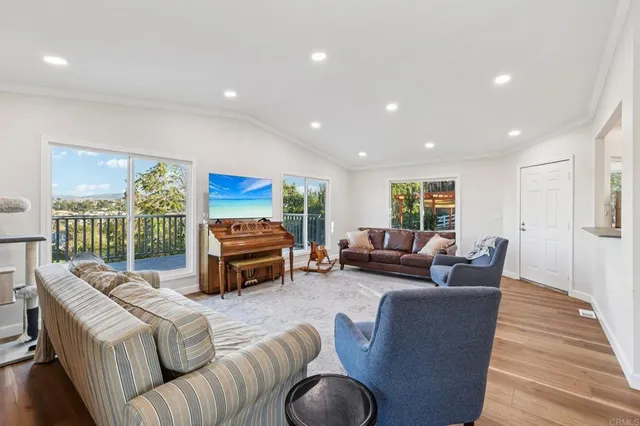 a view of a water pond with lots of green space