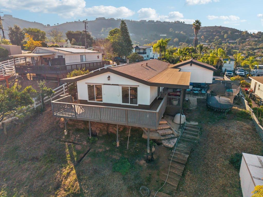 8735 Almond Road Lakeside, CA 92040 - Photo 57 of 71 a aerial view of a house with a yard