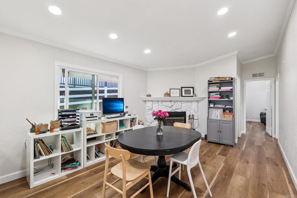 8735 Almond Road Lakeside, CA 92040 - Photo 10 of 71 a living room with furniture and a wooden floor