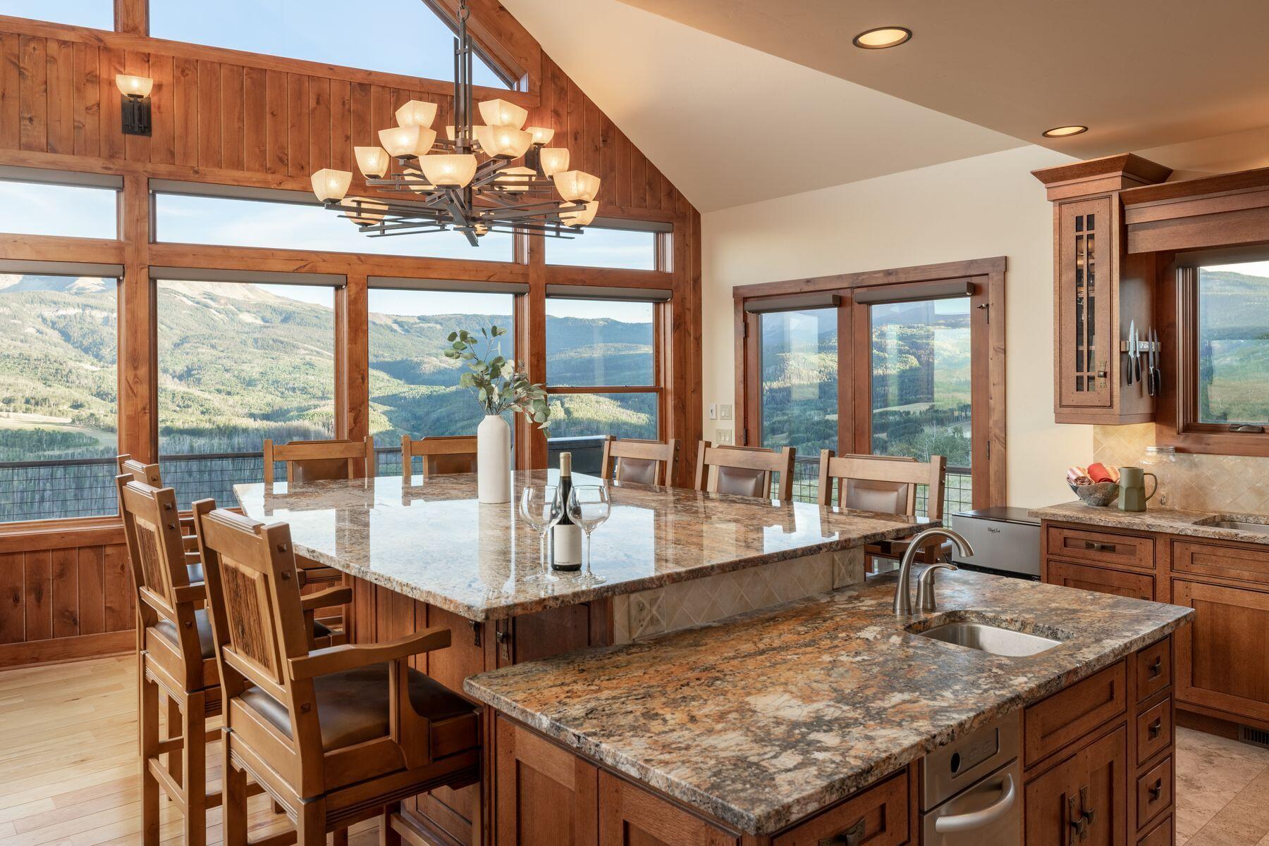 1678 Little Cone Ranch Road Placerville, CO 81430 - Photo 22 of 35 Kitchen Dining Island