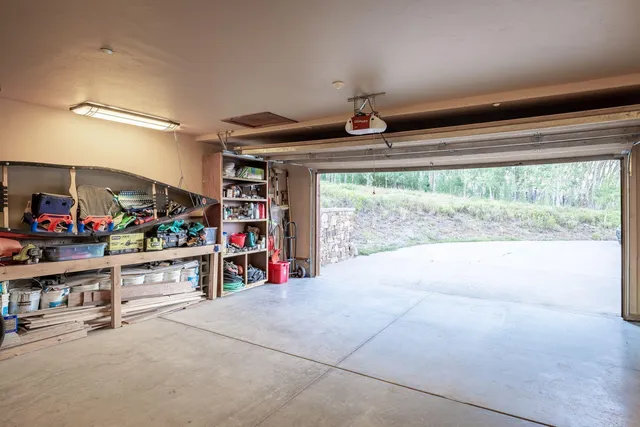 a view of storage and utility room