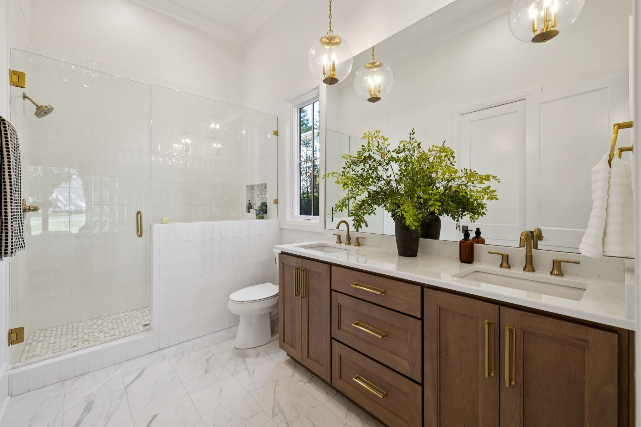 1408 Adams Street Franklin, TN 37064 - Photo 41 of 74 a bathroom with a double vanity sink mirror and toilet