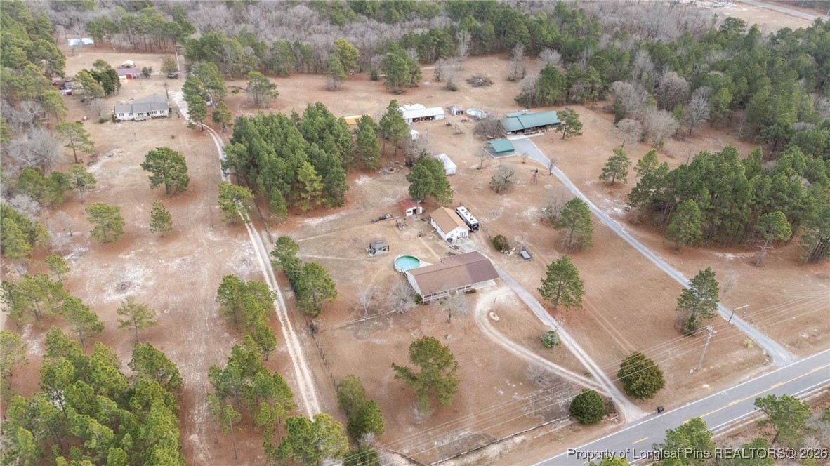 2229 Tingen Road Lillington, NC 27546 - Photo 6 of 50 an aerial view of a house with a yard