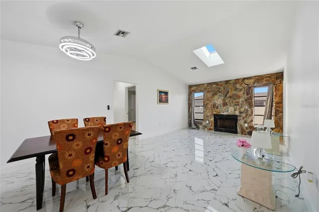 a view of a livingroom with furniture