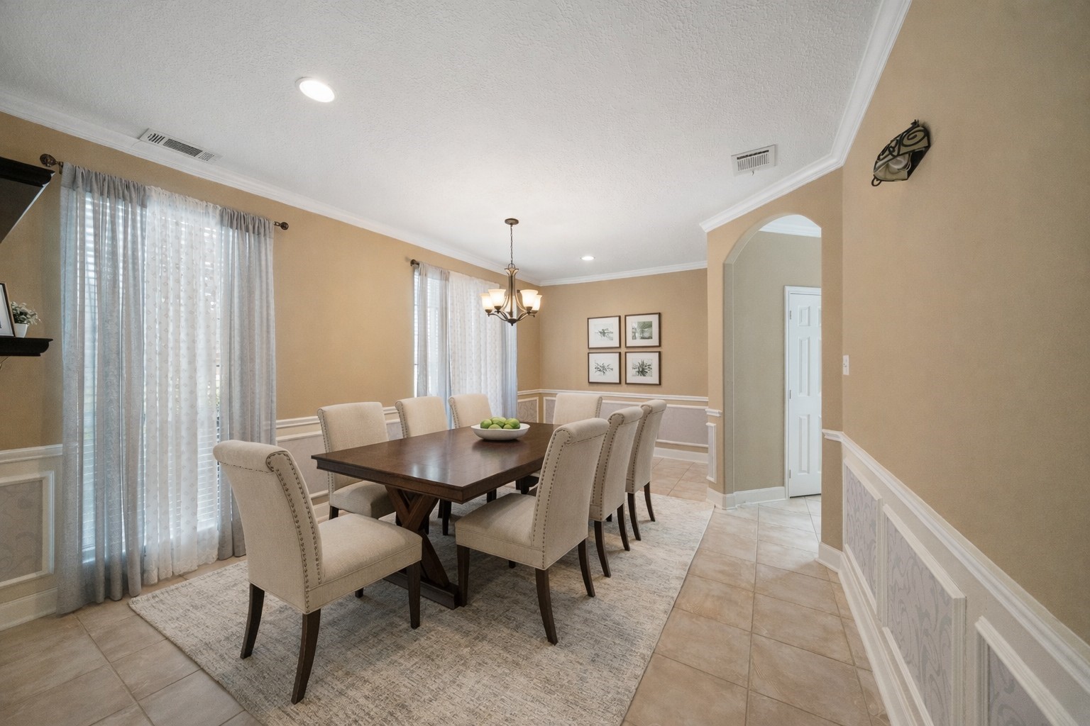 2438 Ripplewood Drive Conroe, TX 77384 - Photo 4 of 32 Virtually staged dining room