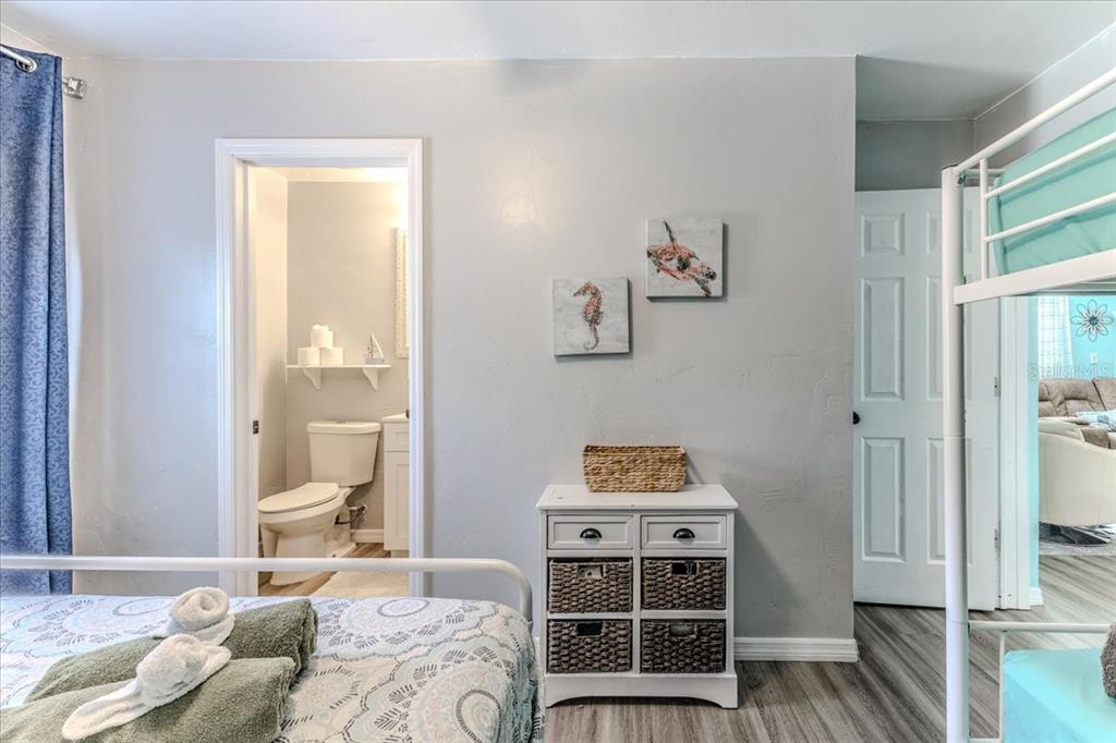 5261 Circle Drive Weeki Wachee, FL 34607 - Photo 38 of 49 a bedroom with a bed and a view of bedroom