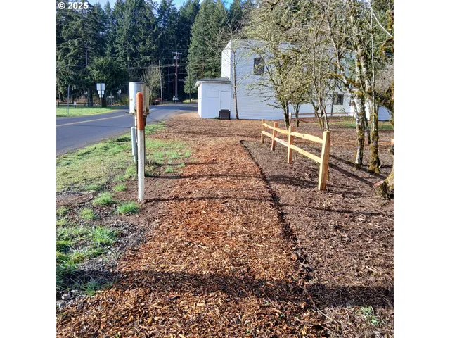 a view of outdoor space with trees