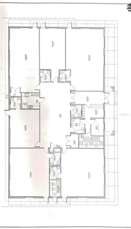 a picture of a bathroom with a sink and a mirror