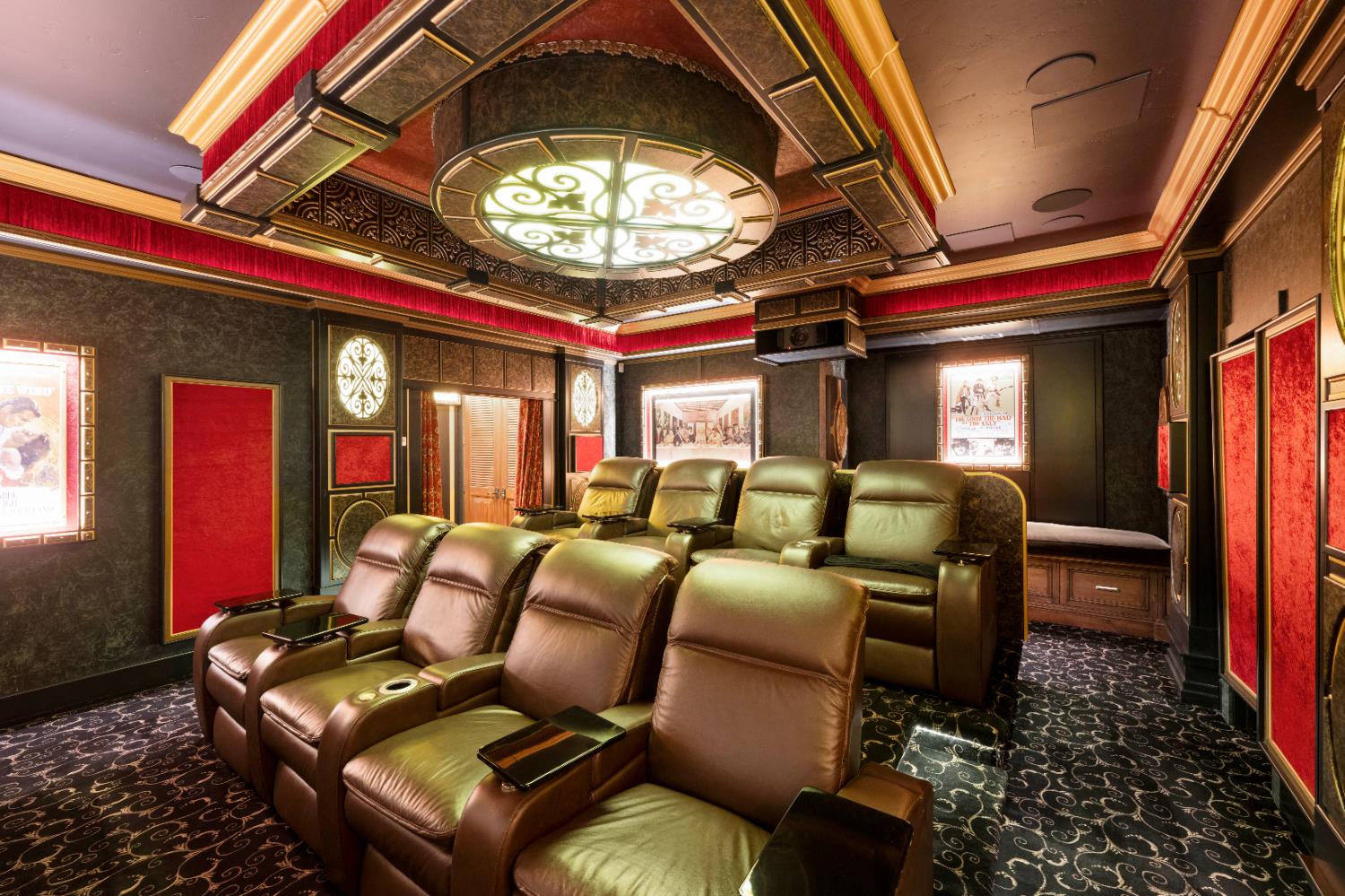 9345 King Road Loomis, CA 95650 - Photo 48 of 99 a living room with furniture a chandelier and a dining table