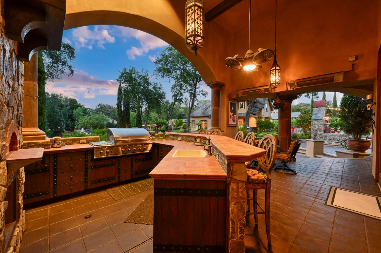 9345 King Road Loomis, CA 95650 - Photo 93 of 99 a view of a patio with swimming pool