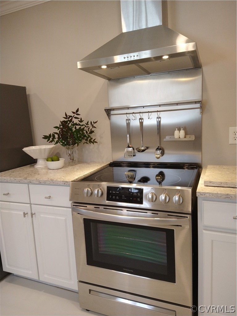 New ultra modern kitchen with quartz counters and stainless appliances.