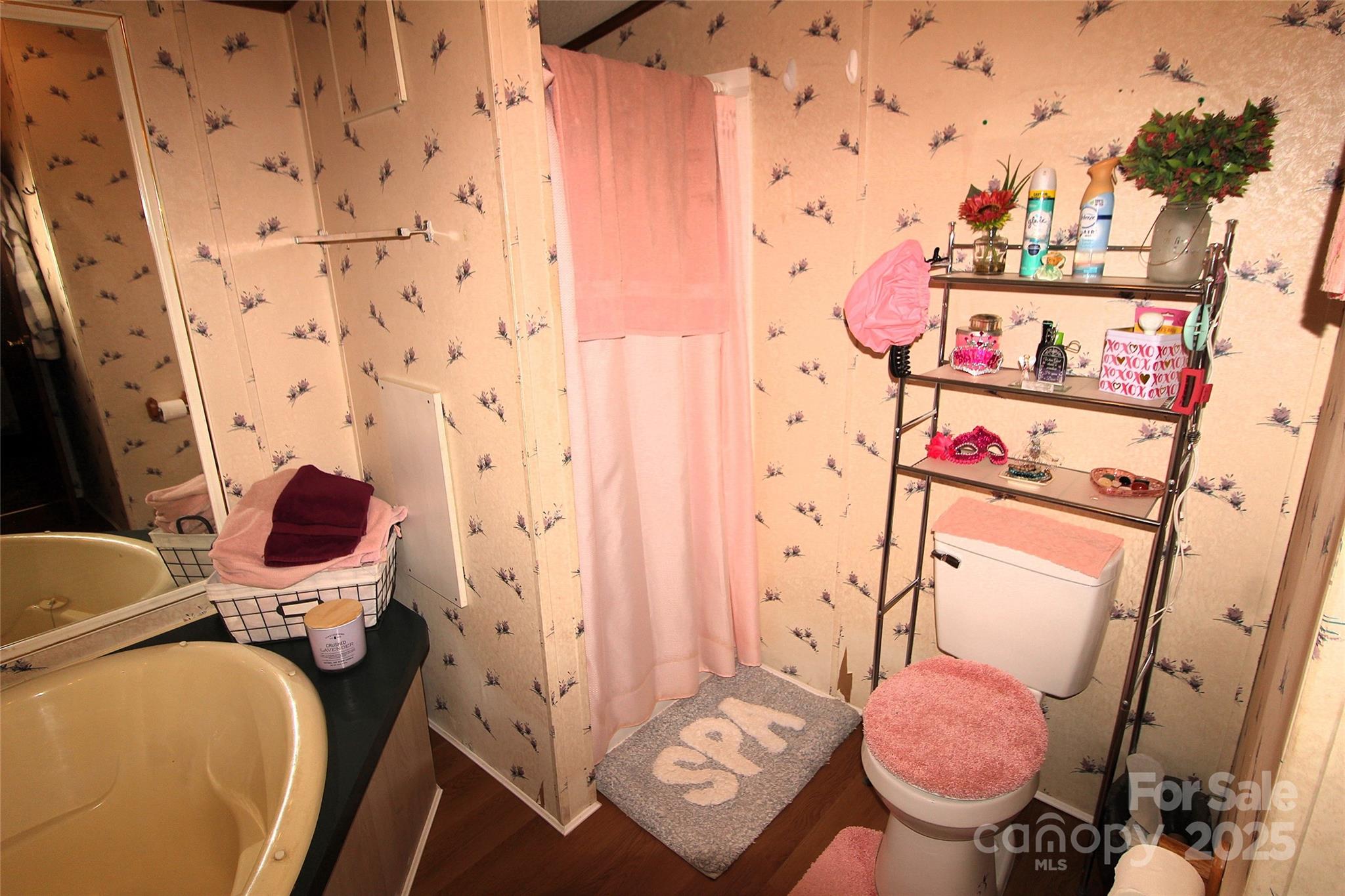 7035 Twin Streams Lane Clover, SC 29710 - Photo 16 of 22 a bathroom with a sink toilet and shower curtain
