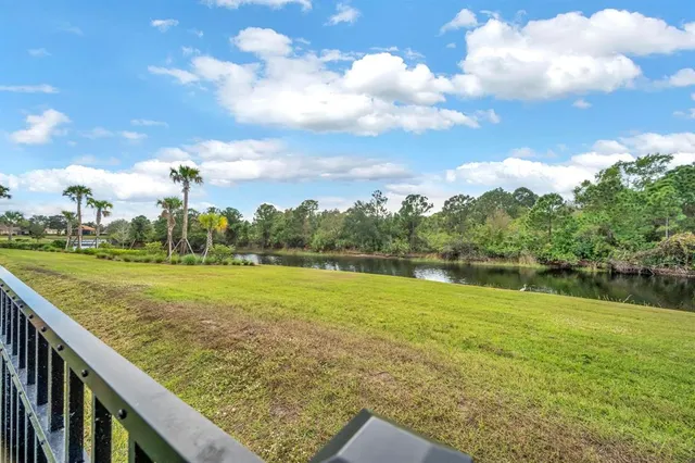 a view of a playground with a swimming pool