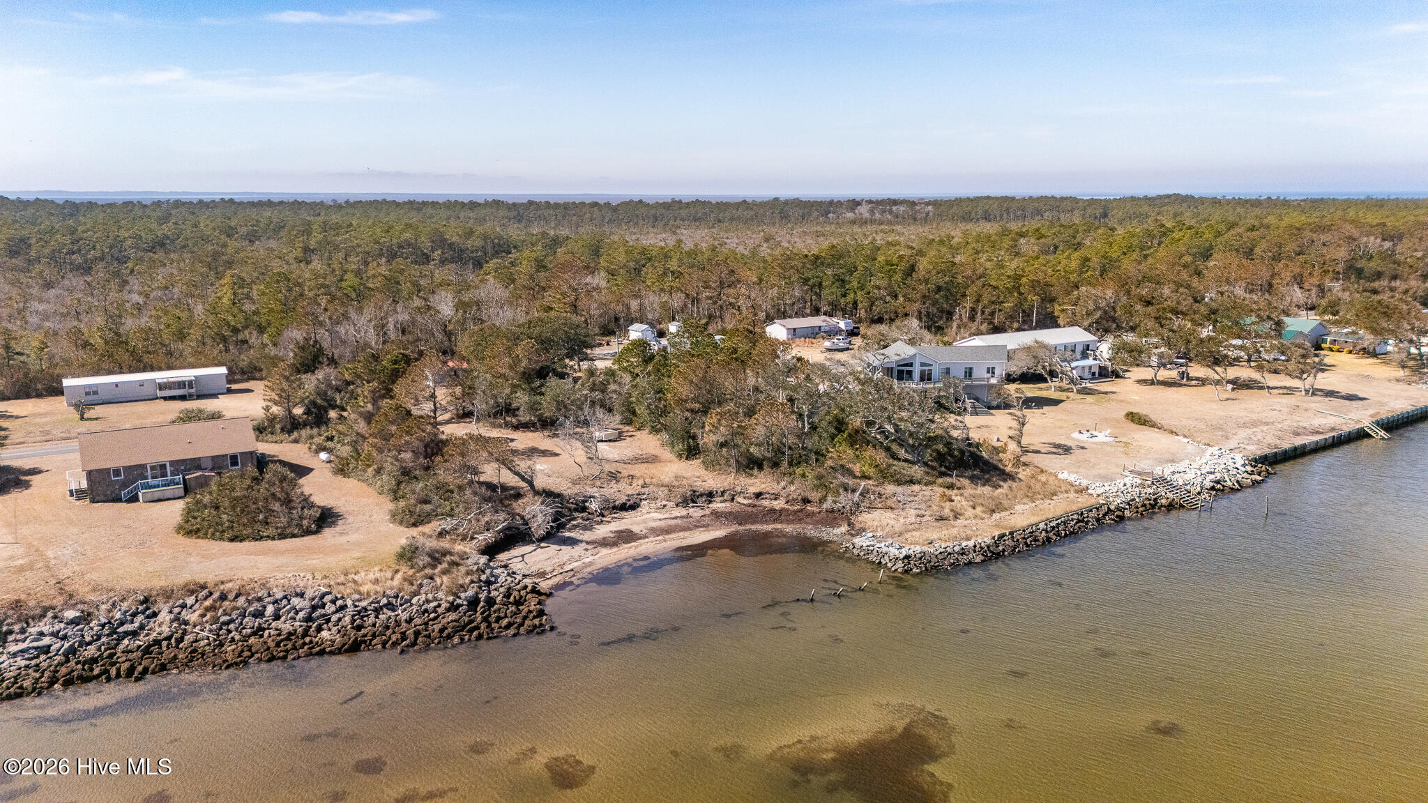 429 Lola Road Cedar Island, NC 28520 - Photo 11 of 46 Aerial view