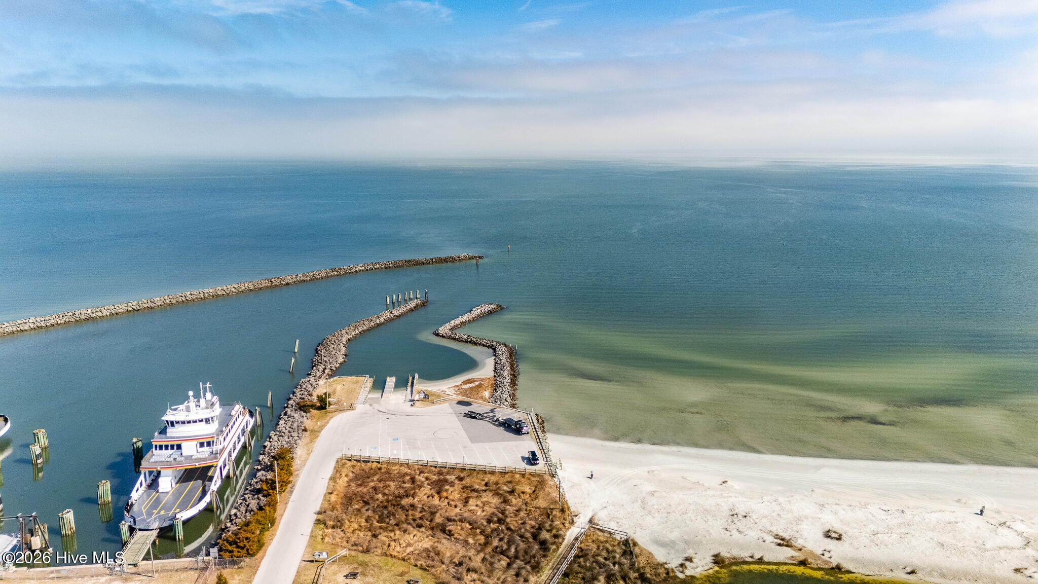 429 Lola Road Cedar Island, NC 28520 - Photo 24 of 46 Nearby Boat ramp views & beach area