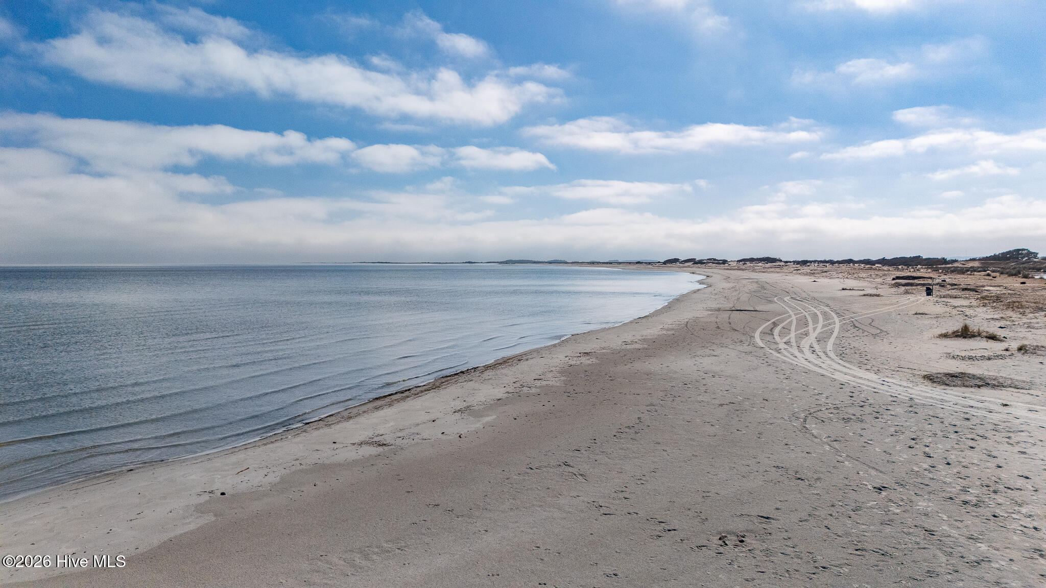 429 Lola Road Cedar Island, NC 28520 - Photo 41 of 46 aerial beach view