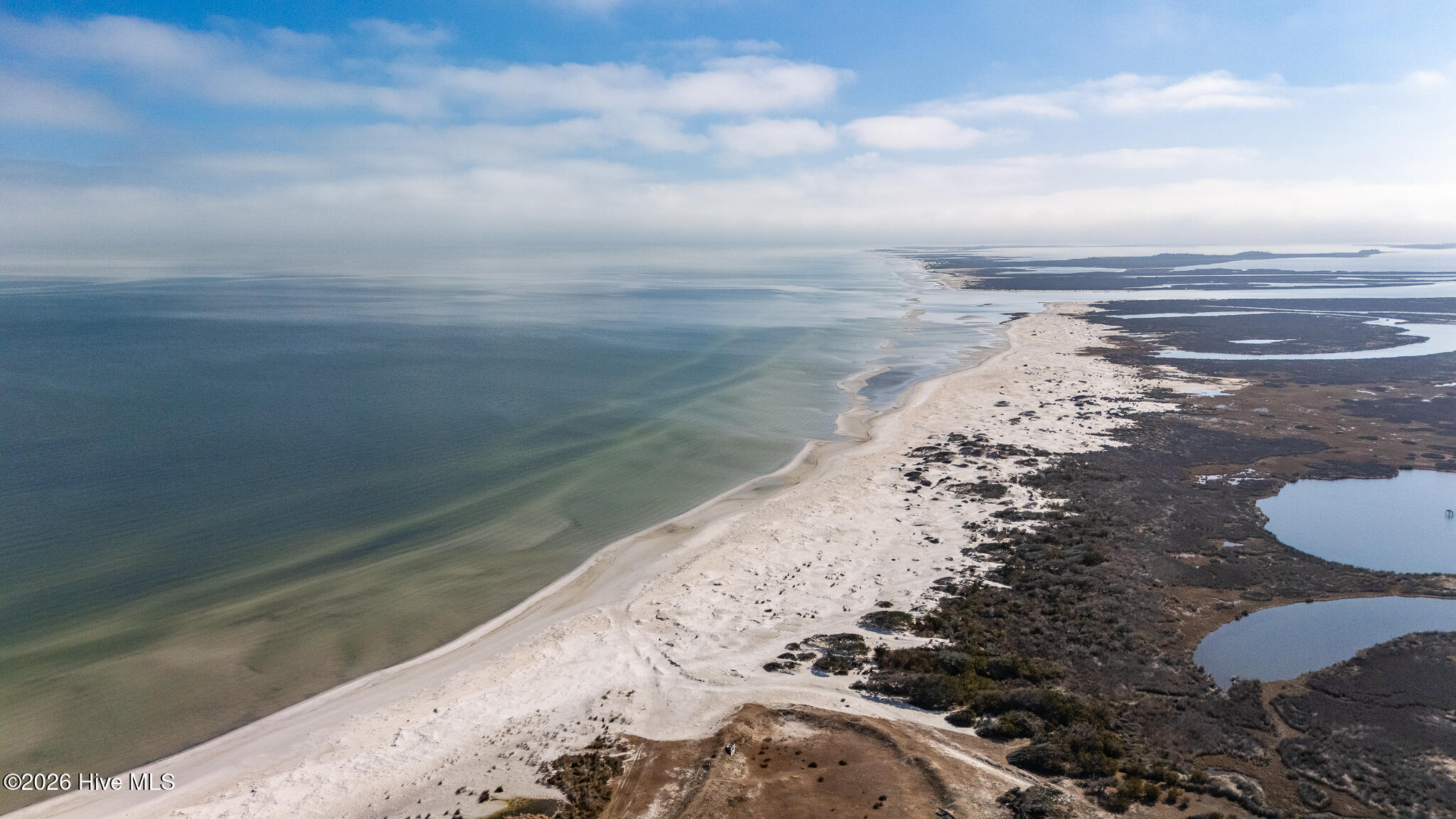 429 Lola Road Cedar Island, NC 28520 - Photo 43 of 46 aerial beach views