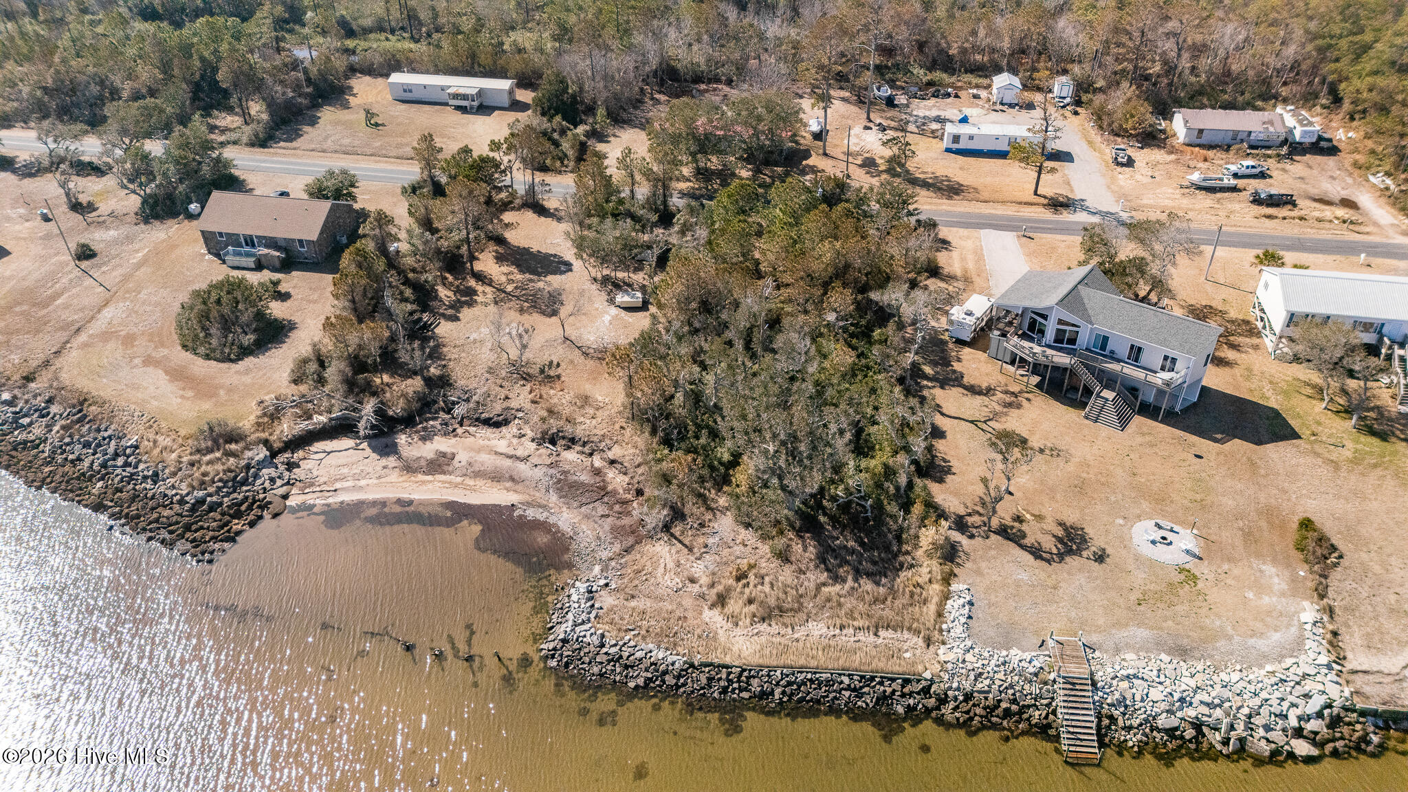 429 Lola Road Cedar Island, NC 28520 - Photo 5 of 46 Lot Aerial View