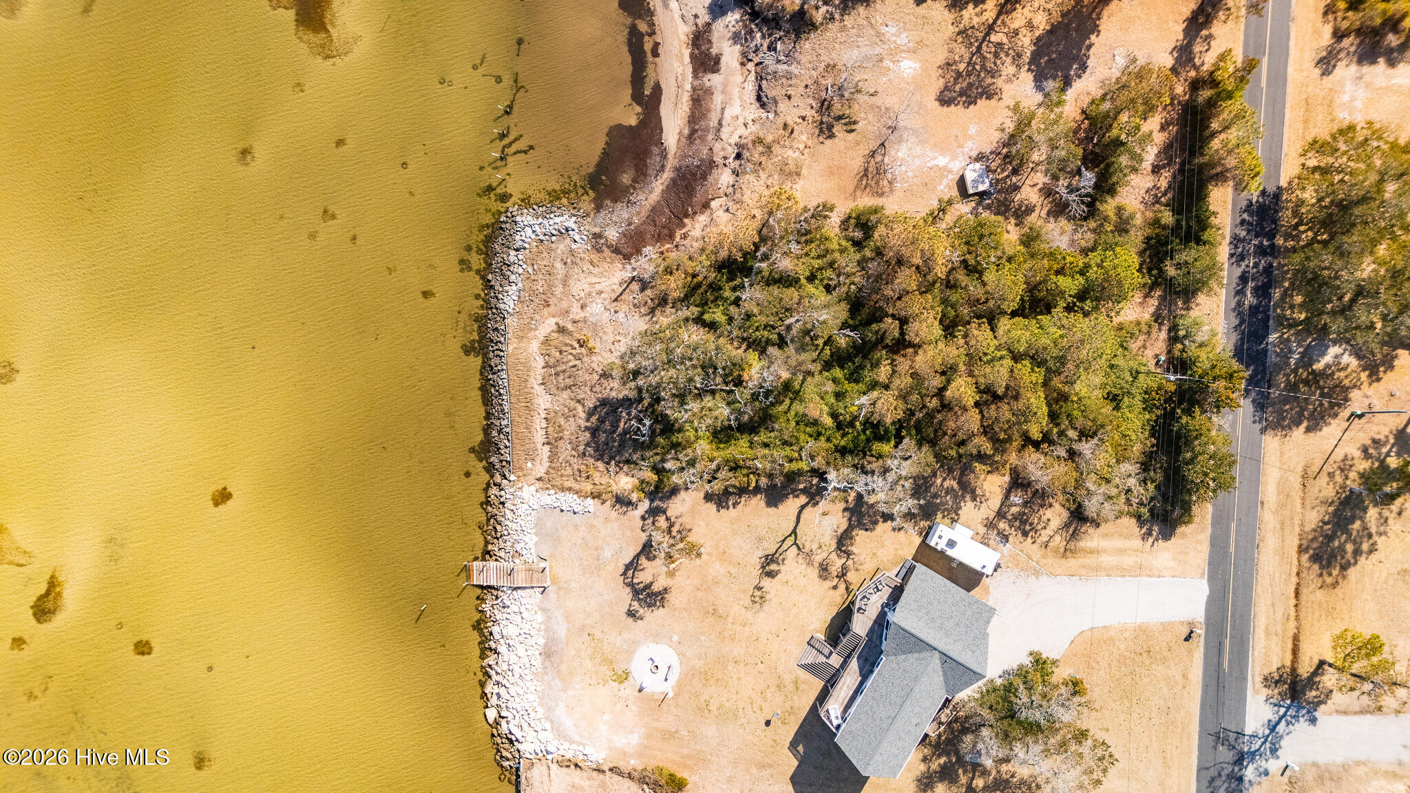 429 Lola Road Cedar Island, NC 28520 - Photo 8 of 46 aerial view