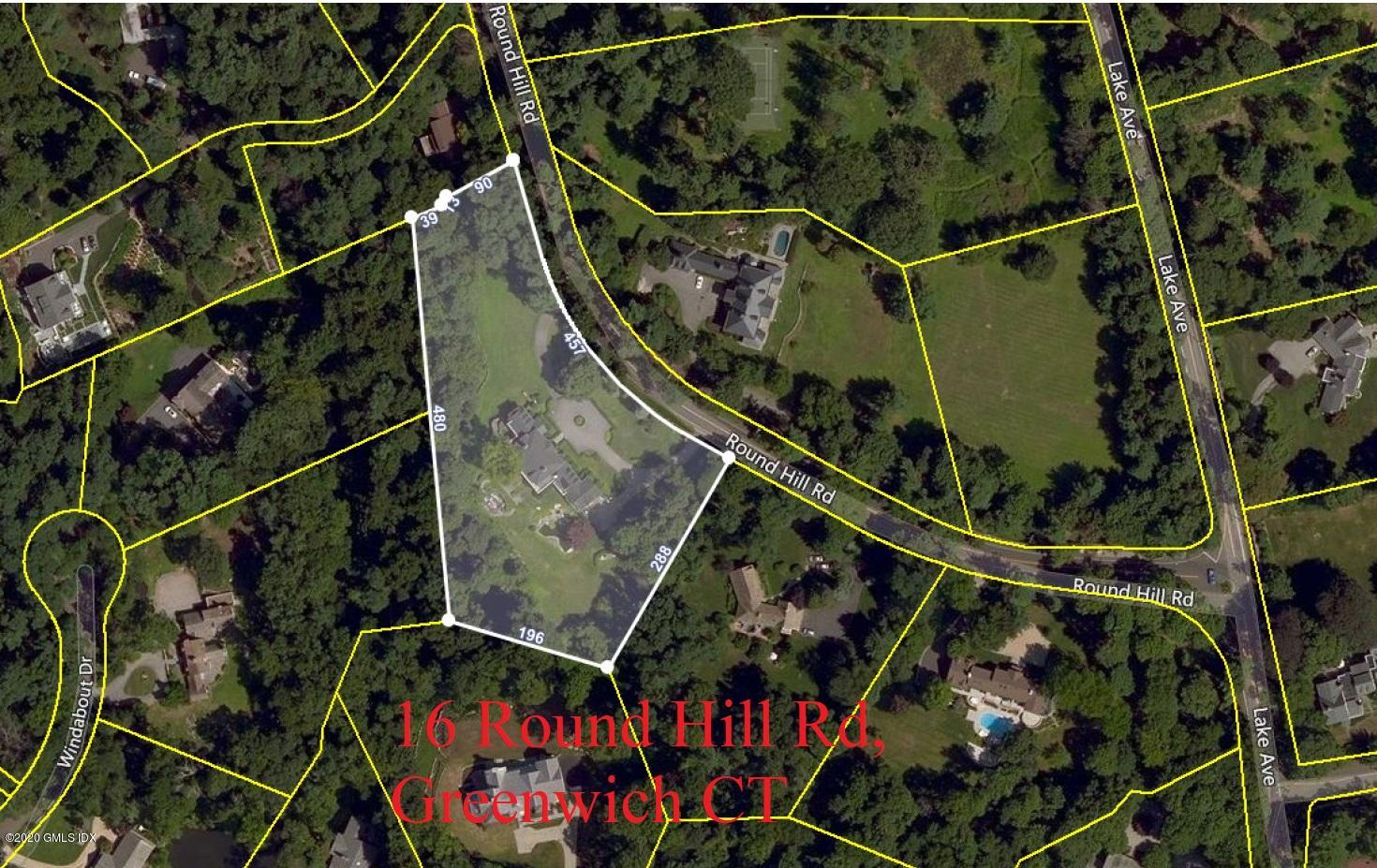 16 Round Hill Road Greenwich, CT 06831 - Photo 42 of 42 Property Map for 16 Round Hill Rd