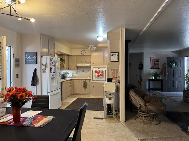 a room with cabinets and furniture