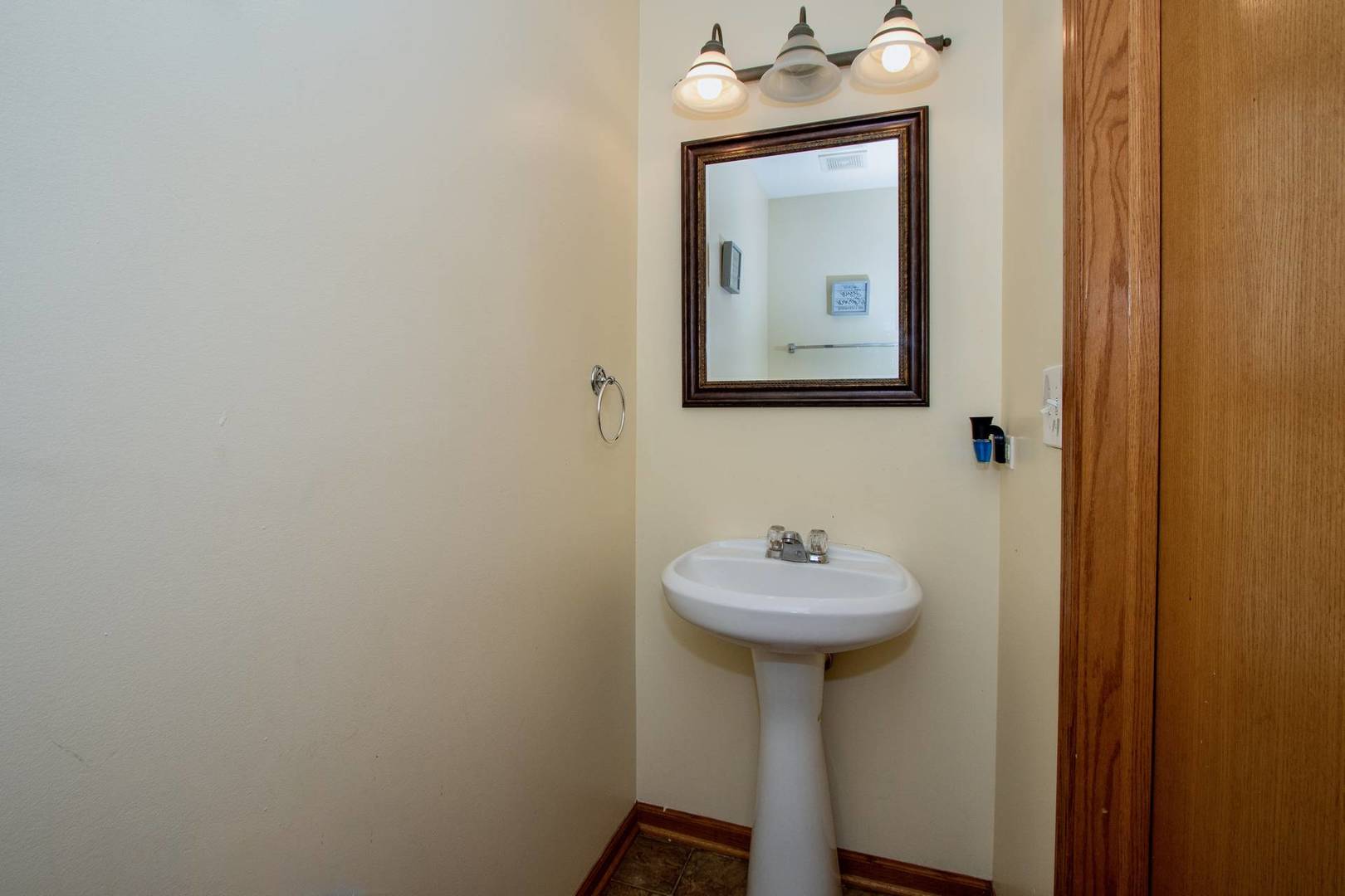 175 Springbrook Trail South Oswego, IL 60543 - Photo 13 of 25 a bathroom with a sink mirror and toilet