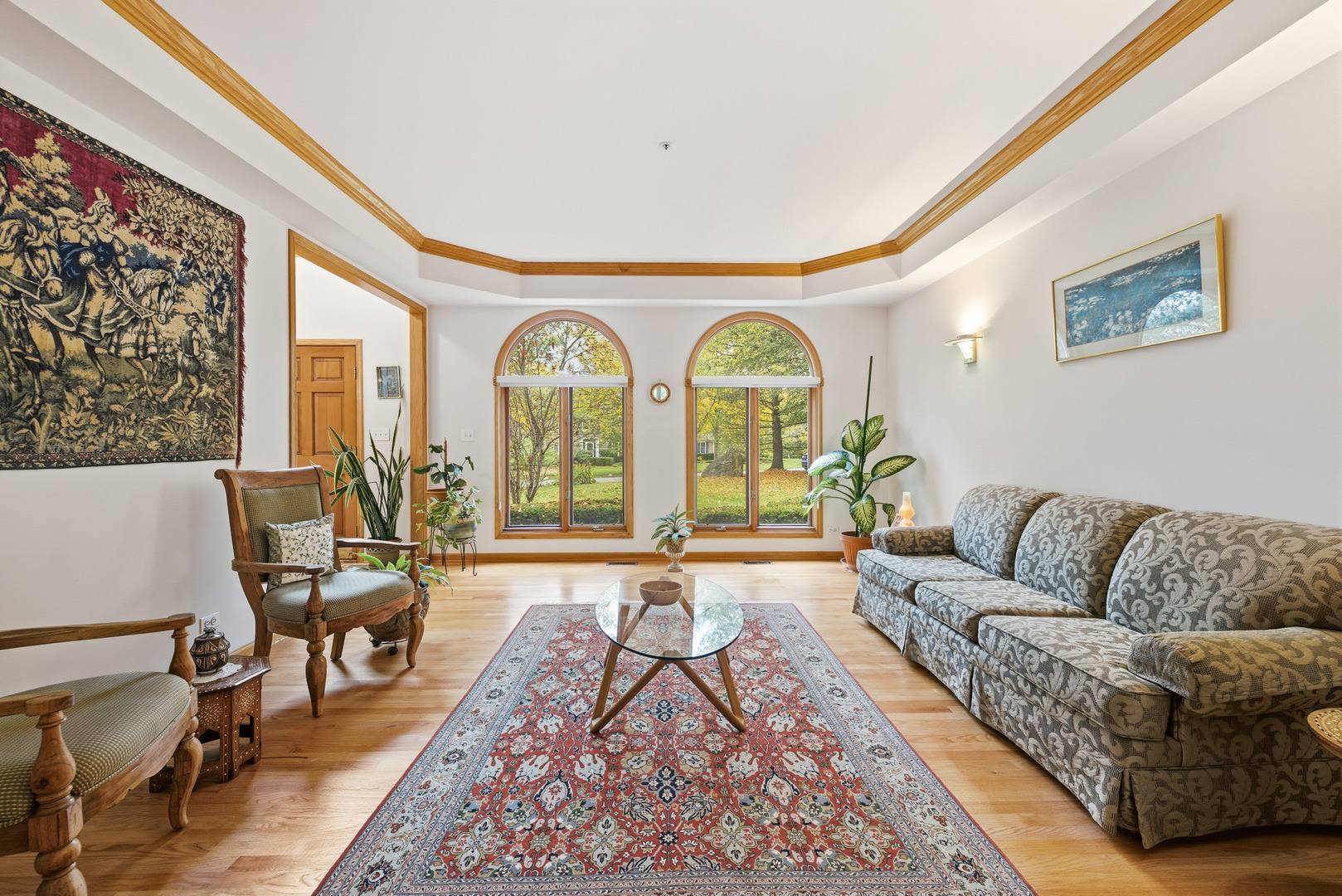 4420 Stonehaven Drive Long Grove, IL 60047 - Photo 4 of 59 a living room with furniture and a large window